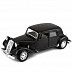 Коллекционная машина Bburago 1:24 Citroen 15 CV TA 1938 (18-22017) black