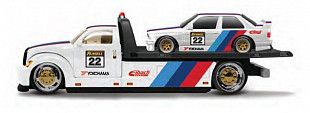 Эвакуатор игрушечный и машинка Maisto Flatbed & 1988 BMW M3 E30 (15055)