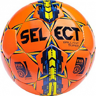 Мяч футбольный Select Brilliant Super FIFA Orange №5