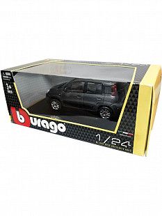 Машинка Bburago 1:24 Fiat Nuova Panda (18-22123) black