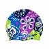 Шапочка для бассейна (плавания) взрослая Mad Wave Silicone Printed Melancholic blue/purple