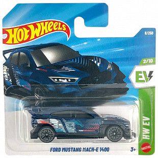 Машинка Hot Wheels Базовой коллекции Ford Mustang Mach-E 1400 8/250 (5785 JJH86) mainline 2025