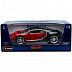 Машинка Bburago 1:18 Bugatti Chiron (18-11040) red/black