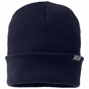 Шапка мужская Jack Wolfskin Rib Hat night blue 1903891-1010559