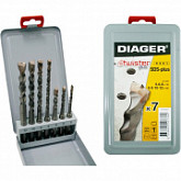Сверла по бетону Diager SDS-Plus Twister 0,5-1,2 см 105D