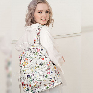 Рюкзак городской Ors Oro ORS-0108 /4 flowers/white