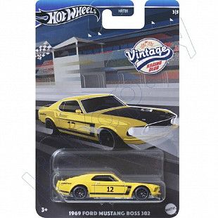 Машинка Hot Wheels Vintage Racing Club 1:64 1969 Ford Mustang Boss 302 (HRT81 HRV08)