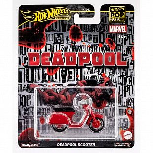 Машинка Hot Wheels Premium Deadpool Scooter (HXD63 JBL70)