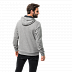 Пуловер мужский Jack Wolfskin Slogan Hoody M light grey