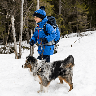 Шапка детская Jack Wolfskin Stormlock Pompom Beanie Kids coastal blue