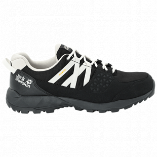 Полуботинки мужские Jack Wolfskin Cascade Hike Texapore Low M black / white