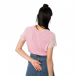 Футболка женская Jack Wolfskin Nata River Shortsleeve W blush pink stripes