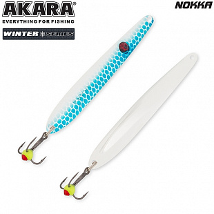 Блесна зимняя Akara Ice Nokka 75 1-Sil/Sil AI-NOK-75-1-SIL/SIL