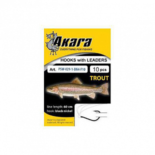Поводок с крючком Akara Trout (Форель) SW-029