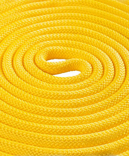 Скакалка для художественной гимнастики Amely 3 м RGJ-204 yellow
