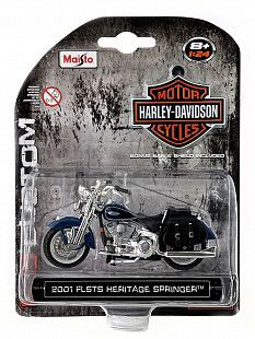 Масштабная модель мотоцикла Maisto 1:24 Harley-Davidson 2001 FLSTS Heritage Springer (35094)
