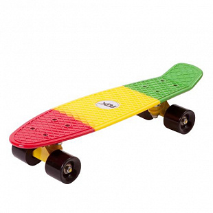 Penny board (пенни борд) RGX PNB-05 22" Green/Yellow/Red
