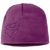 Шапка детская Jack Wolfskin Front Paw Hat Kids dark peony