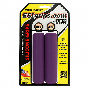 Грипсы ESI Extra Chunky 130 мм Силикон XLCLM Purple