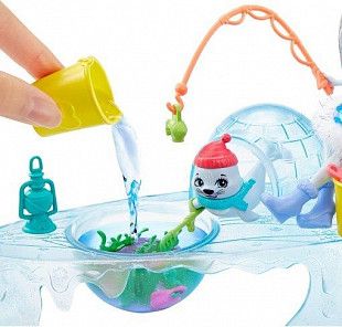 Игровой набор Enchantimals Снежная долина Рыбалка на льду (GJX48)