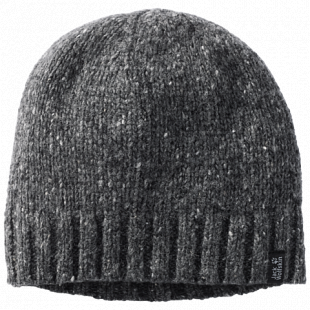 Шапка женская Jack Wolfskin Merino Basic Cap dark grey