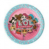 Набор праздничных тарелок Картония L.O.L. 277C-207