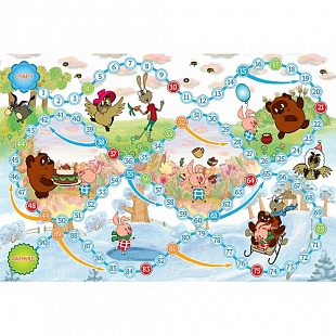 Игра-ходилка Рыжий Кот Союзмультфильм Винни Пух ИН-5013