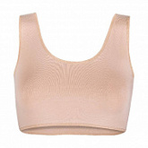 Топ-невидимка гимнастический Amely без рукавов AA-7043 beige