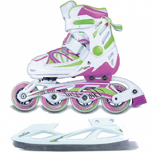 Коньки хоккейные Maxcity Universal Girl Lime