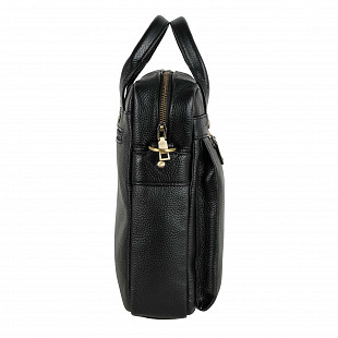 Мужская кожаная сумка Polar 20168 black