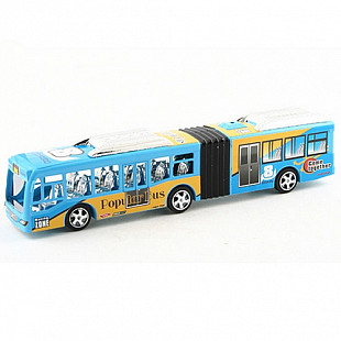Инерционная машина Shenzhen Toys Автобус 899-66 blue/yellow