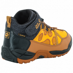 Ботинки детские Jack Wolfskin Jungle Gym Texapore Mid K jaguar