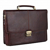 Портфель Pola 469-3 dark brown