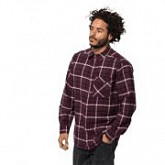 Рубашка мужская Jack Wolfskin Fraser Island Shirt port wine checks