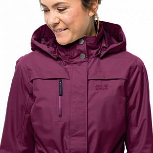 Куртка женская Jack Wolfskin Kimberley Parka wild berry