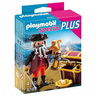 Игровой набор Playmobil Пират и сундук с сокровищами 4783