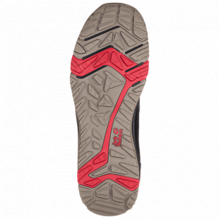 Полуботинки мужские Jack Wolfskin Activate Xt Texapore Low M black / red