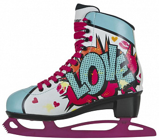 Коньки фигурные Powerslide Pop Art Kiss 902199