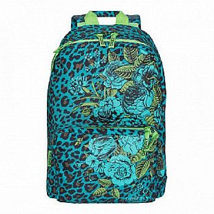 Рюкзак школьный GRIZZLY RD-830-1 /5 turquoise leopard