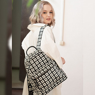 Рюкзак городской Ors Oro ORS-0108 /6 squares/black/white/grey