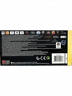 Машинка Bburago 1:24 Fiat Nuova Panda (18-22123) black
