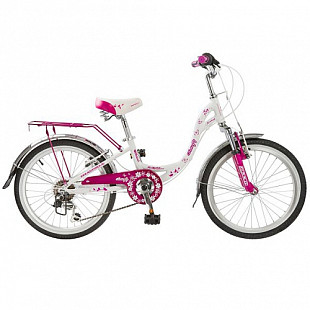 Велосипед Novatrack Butterfly 20" (2018) White 20AH6V.BUTTERFLY.WT8