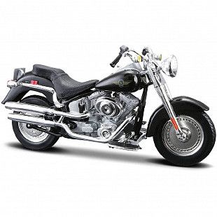 Мотоцикл Maisto 1:18 Harley Davidson 2004 FLSTFI Fat Boy (31360)