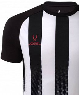 Футболка игровая Jogel Camp Striped Jersey JC1ST0121.00 white/black