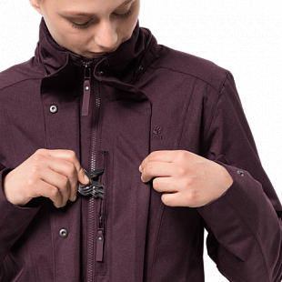 Куртка женская Jack Wolfskin Park Avenue Jacket burgundy