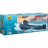 Конструктор Звезда Советская атомная подводная лодка К-19 масштаб 1:350 9025