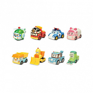 Игрушка Robocar Poli Клини металлическая машинка 6 см 83167