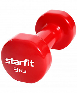 Набор гантелей виниловых Starfit Core DB-101 3 кг red
