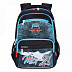 Рюкзак школьный GRIZZLY RB-154-2 /1 black/light blue
