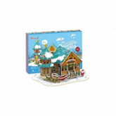 Пазл Cubic Fun Рождественский домик с подсветкой P649h